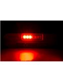 Faro de trabajo LED 12/24V posición, freno, intermitente LRD 3132/R/PHK/6,5K carcasa roja R1-S1 2A EMC
