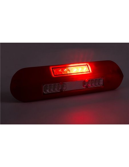 Faro de trabajo LED 12/24V posición, freno, intermitente LRD 3132/Y/PHK/6,5K carcasa amarilla R1-S1 2A EMC