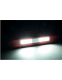 Luz de trabajo LED 12/24V posición, freno, intermitente LRD 3132/R/PHK/4K carcasa roja R1-S1 2A EMC