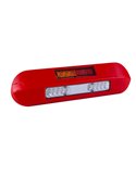 Luz de trabajo LED 12/24V posición, freno, intermitente LRD 3132/R/PHK/4K carcasa roja R1-S1 2A EMC