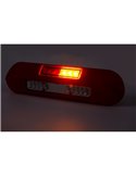 Luz de trabajo LED 12/24V posición, freno, intermitente LRD 3132/R/PHK/4K carcasa roja R1-S1 2A EMC