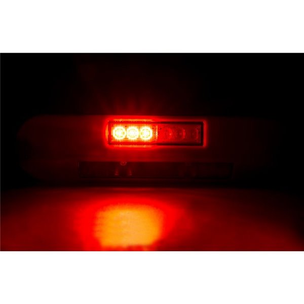 Luz de trabajo LED 12/24V posición, freno, intermitente LRD 3132/R/PHK/4K carcasa roja R1-S1 2A EMC