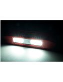 Luz de trabajo LED 12/24V posición, freno, intermitente LRD 3132/R/PHK/4K carcasa roja R1-S1 2A EMC