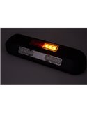 Faro de trabajo LED 12/24V posición, freno, intermitente LRD 3132/BL/PHK/4K carcasa negra R1-S1 2A EMC