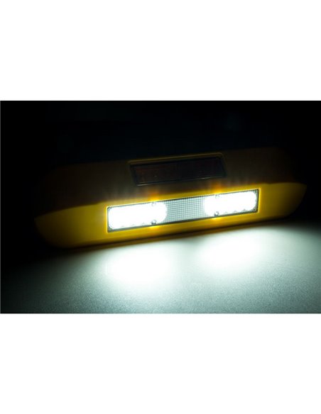 Faro de trabajo LED 12/24V posición, freno, intermitente LRD 3132/Y/PHK/4K carcasa amarilla R1-S1 2A EMC