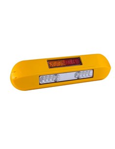 Faro de trabajo LED 12/24V posición, freno, intermitente LRD 3132/Y/PHK/4K carcasa amarilla R1-S1 2A EMC