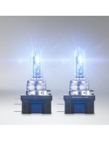 Lot de 2 ampoules halogènes OSRAM COOL BLUE INTENSE H15 64176CBN-2HB 12V – Lumière blanche intense à effet LED