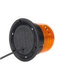 Rotativo LED LDO 2660 12/24V destello simple F-Flash, atornillable, con cable ECE R10 EMC IP68