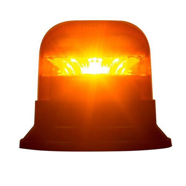 Rotativo LED LDO 2660 12/24V destello simple F-Flash, atornillable, con cable ECE R10 EMC IP68