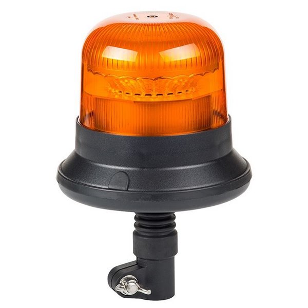 Rotativo LED alto LDO 2661 12/24V destello simple F-Flash, montaje en espiga ECE R10 EMC IP68