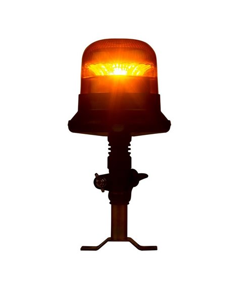 Rotativo LED alto LDO 2661 12/24V destello simple F-Flash, montaje en espiga ECE R10 EMC IP68