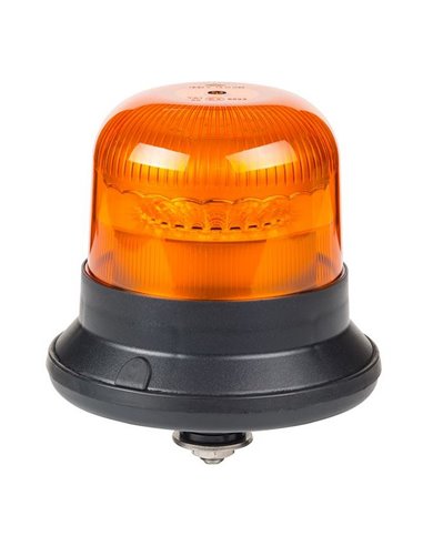 Rotativo LED con tubo roscado LD 2662 12/24V destello simple F-Flash ECE R10 EMC IP68