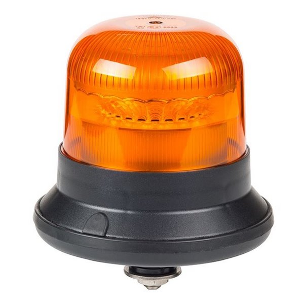 Rotativo LED con tubo roscado LD 2662 12/24V destello simple F-Flash ECE R10 EMC IP68