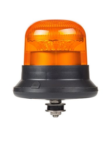 Rotativo LED con tubo roscado LD 2662 12/24V destello simple F-Flash ECE R10 EMC IP68