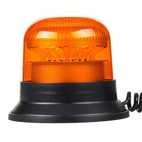 Rotativo LED magnético con cable espiral 4m LDO 2667 conector mechero, F-Flash ECE R10 EMC IP68