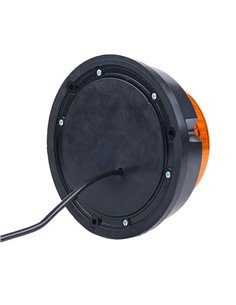 Luz LED giratória LDO 2663 R/F com rotação e intermitência, de rosca e com fio, ECE R10 EMC IP68 2