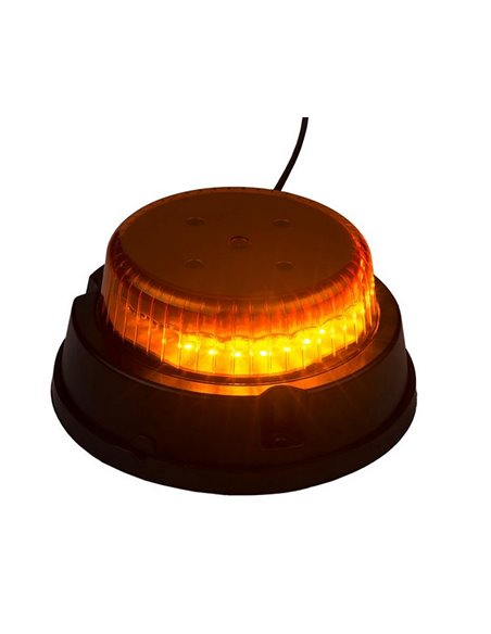 Rotativo LED LDO 2663 R/F rotación + parpadeo, atornillable y con cable ECE R10 EMC IP68