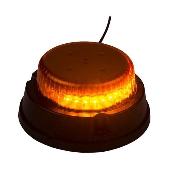 Luz LED giratória LDO 2663 R/F com rotação e intermitência, de rosca e com fio, ECE R10 EMC IP68