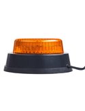 Rotativo LED/luz de advertencia LDO 2664/F parpadeo F-flash, enchufe mechero, cable 4m ECE R10 EMC IP68