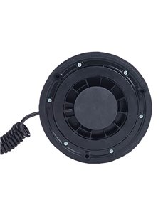 Rotativo LED/luz de advertencia LDO 2664/F parpadeo F-flash, enchufe mechero, cable 4m ECE R10 EMC IP68 2