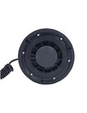 Rotativo LED LDO 2664/R modo R-rotación 12/24V enchufe mechero, cable 4m ECE R10 EMC IP68