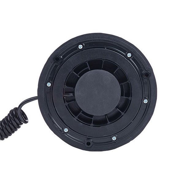 Rotativo LED LDO 2664/R modo R-rotación 12/24V enchufe mechero, cable 4m ECE R10 EMC IP68