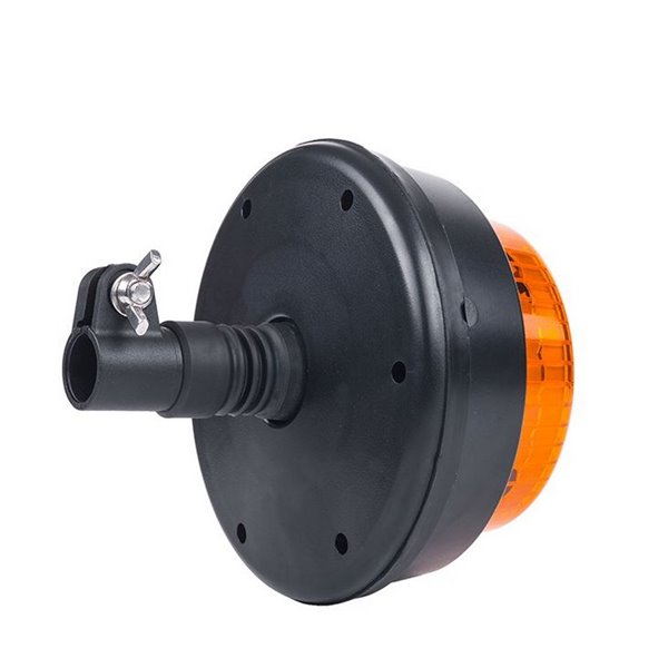 Rotativo LED LDO 2665/F F-parpadeo, montaje espiga, 12/24V ECE R10 EMC IP68