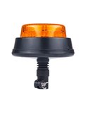 Rotativo LED LDO 2665/F F-parpadeo, montaje espiga, 12/24V ECE R10 EMC IP68