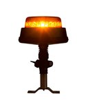 Rotativo LED LDO 2665/F F-parpadeo, montaje espiga, 12/24V ECE R10 EMC IP68