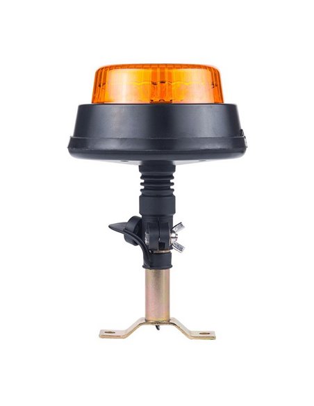 Rotativo LED LDO 2665/R modo R-rotación, montaje espiga, 12/24V ECE R10 EMC IP68