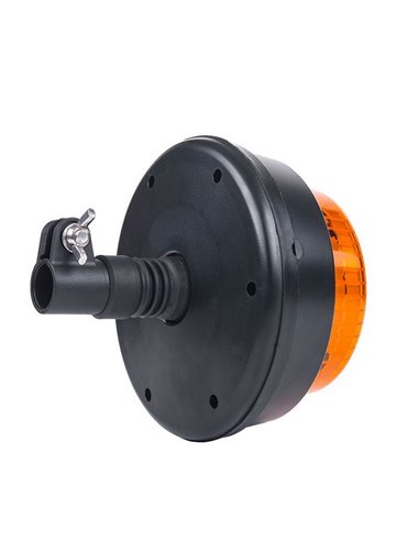 Rotativo LED LDO 2665/R modo R-rotación, montaje espiga, 12/24V ECE R10 EMC IP68