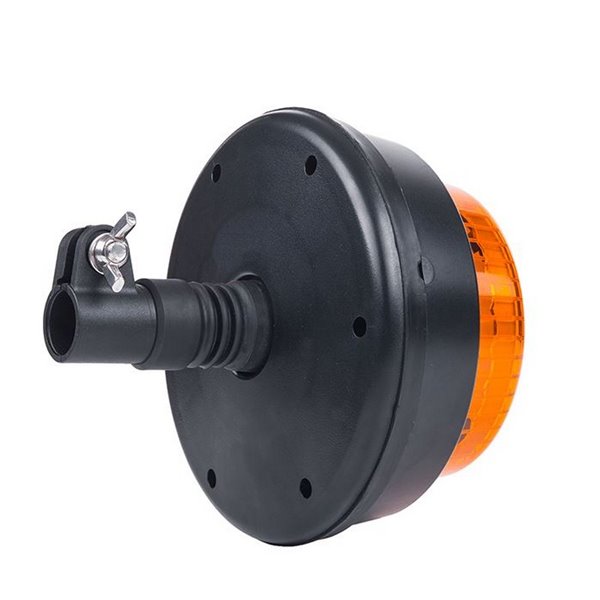 Luminária LED giratória LDO 2665/R, modo de rotação R, montagem em pino, 12/24V ECE R10 EMC IP68