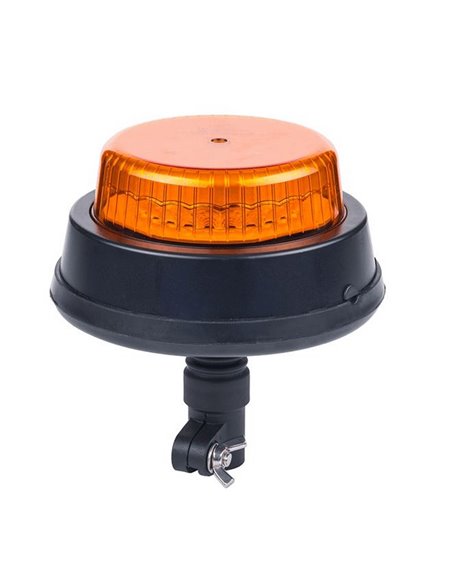 Luminária LED giratória LDO 2665/R, modo de rotação R, montagem em pino, 12/24V ECE R10 EMC IP68