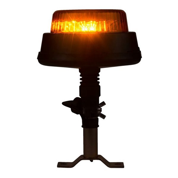 Rotativo LED LDO 2665/R modo R-rotación, montaje espiga, 12/24V ECE R10 EMC IP68