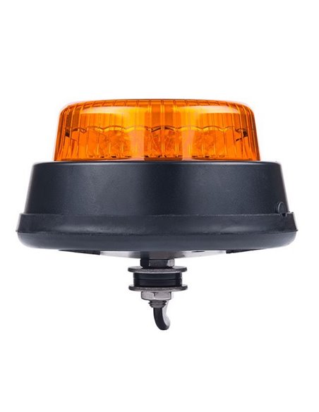 Rotativo LED LDO 2666 R/F rotación + parpadeo, 12/24V tubo roscado 12/24V ECE R10 EMC IP68