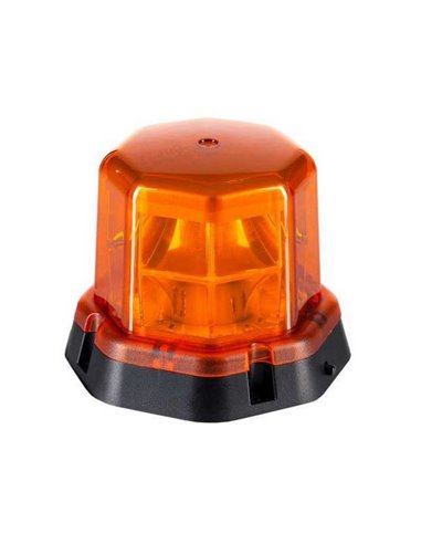 Rotativo LED LDO 2274 atornillable, 12/24V ECE R10 R65 TA1 EMC IP68