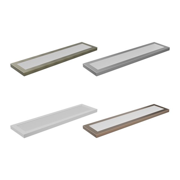 Panneau linéaire LED rectangulaire blanc pour cuisine, longueur 790 mm, 30 W/45 W/60 W - 3000 K/4000 K/5700 K