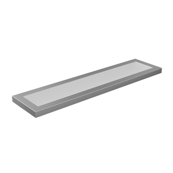 Panel lineal LED rectangular para cocina plata galvanizada, 790mm largo, 30W/45W/60W - 3000K/4000K/5700K