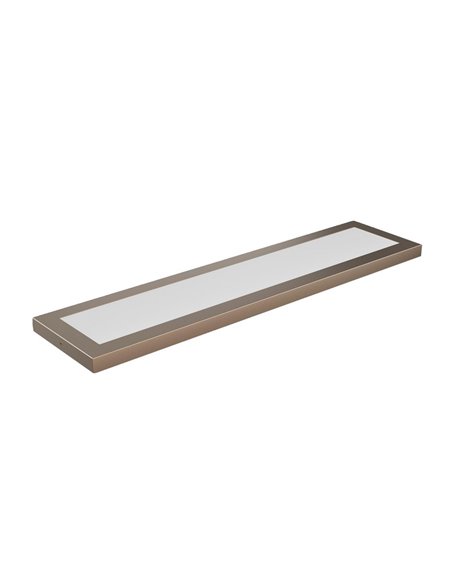 Painel linear de LED retangular para cozinha, marrom, 790 mm de comprimento, 30 W/45 W/60 W - 3000 K/4000 K/5700 K