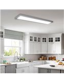 Painel LED linear branco de superfície com 1030 mm de comprimento, 40 W/55 W/80 W - 3000 K/4000 K/5700 K