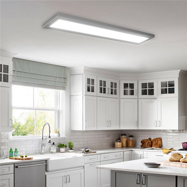 Painel LED linear marrom de 1030 mm de comprimento, 40 W/55 W/80 W - 3000 K/4000 K/5700 K