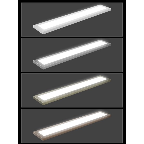 Painel LED linear marrom de 1030 mm de comprimento, 40 W/55 W/80 W - 3000 K/4000 K/5700 K