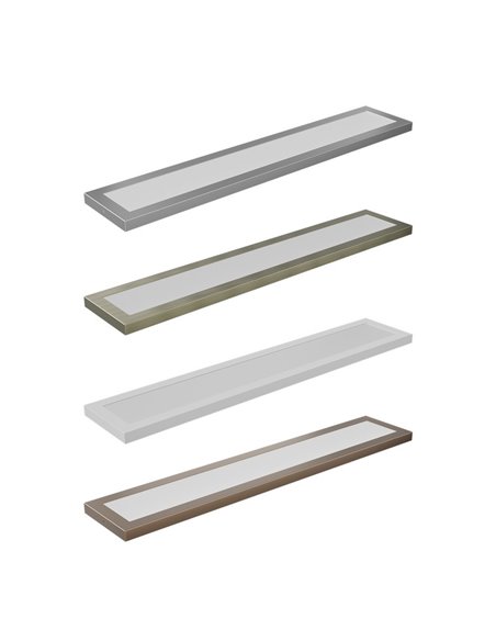 Panel LED de superficie lineal marrón 1030mm largo, 40W/55W/80W - 3000K/4000K/5700K