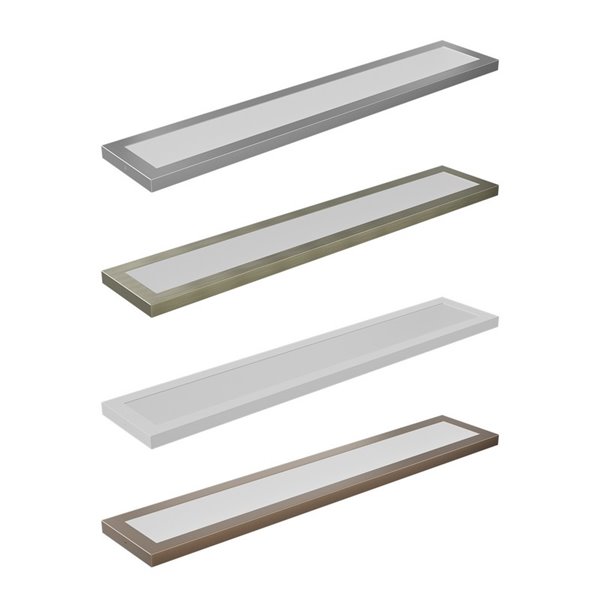 Panel LED de superficie lineal marrón 1030mm largo, 40W/55W/80W - 3000K/4000K/5700K