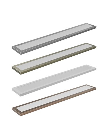 Painel LED retangular L1270mm branco, 50W/60W/93W - 3000K/4000K/5700K