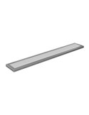 Panel rectangular LED L1270mm plata galvanizada, 50W/60W/93W - 3000K/4000K/5700K