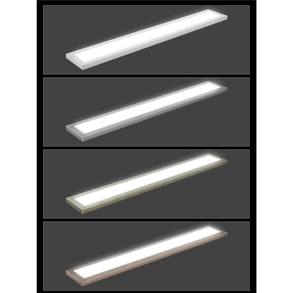 Panel rectangular LED L1270mm marrón, 50W/60W/93W - 3000K/4000K/5700K