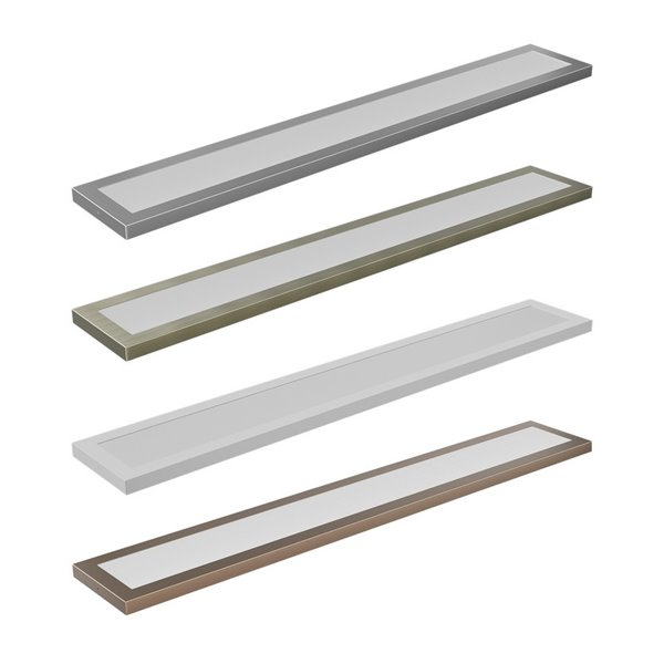 Panneau LED rectangulaire L1270mm marron, 50W/60W/93W - 3000K/4000K/5700K