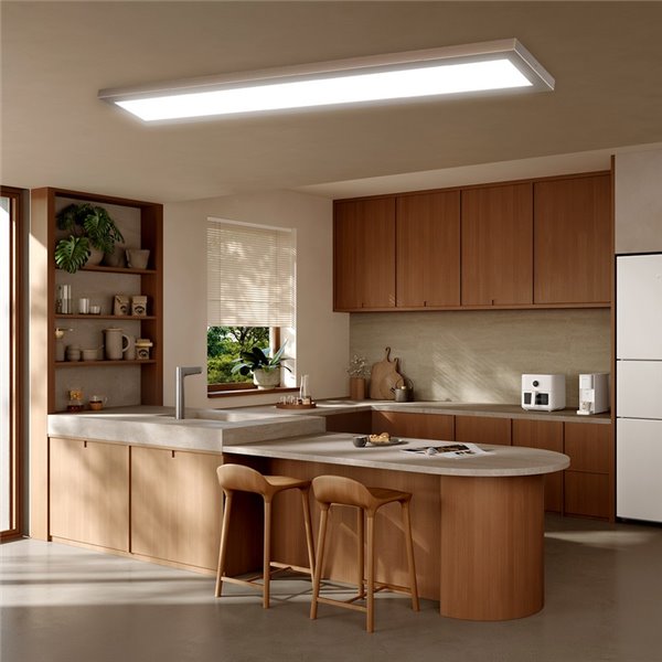 Panneau LED rectangulaire L1270 mm bronze, 50 W/60 W/93 W - 3000 K/4000 K/5700 K