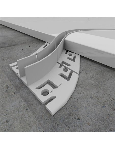 Perfil de aluminio PLOF 2 metros arquitectónico para empotrar en suelo para tiras LED